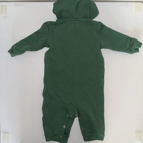 Ralph Lauren Children’s wear Hooded Fleece Playsuit - Picture 4 of 5